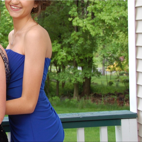 Cache BLUE Prom Dress - Picture 5 of 5